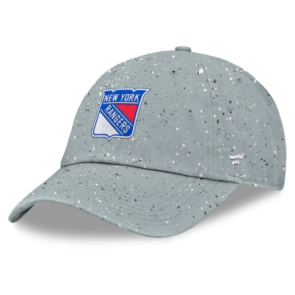 New York Rangers Fanatics Women's Heritage Snow Day Speckle Adjustable Hat - Gray | Fanatics Clearance