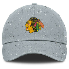Chicago Blackhawks Fanatics Women's Heritage Snow Day Speckle Adjustable Hat - Gray | Fanatics discount