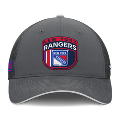 New York Rangers Fanatics Authentic Pro Home Ice Trucker Adjustable Hat - Gray | Fanatics on sale