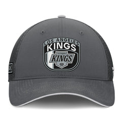 Los Angeles Kings Fanatics Authentic Pro Home Ice Trucker Adjustable Hat - Gray | Fanatics online