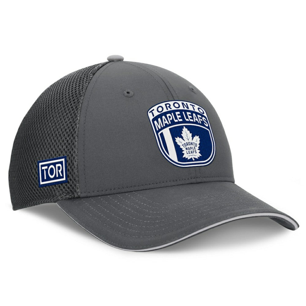 Toronto Maple Leafs Fanatics Authentic Pro Home Ice Trucker Adjustable Hat - Gray | Fanatics online
