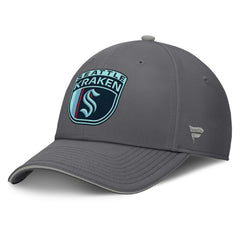 Seattle Kraken Fanatics Home Ice Flex Hat - Gray | Fanatics discount