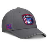 New York Rangers Fanatics Home Ice Flex Hat - Gray | Fanatics Clearance