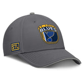 St. Louis Blues Fanatics Home Ice Flex Hat - Gray | Fanatics Clearance