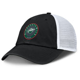 Minnesota Wild Fanatics Averie Trucker Adjustable Hat - Black/Gray | Fanatics online