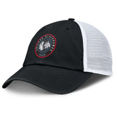 Chicago Blackhawks Fanatics Averie Trucker Adjustable Hat - Black/White | Fanatics sale