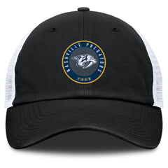 Nashville Predators Fanatics Averie Trucker Adjustable Hat - Black/White | Fanatics near me