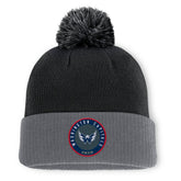 Washington Capitals Fanatics Aspyn Cuffed Knit Hat with Pom - Black | Fanatics Lifestyle