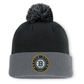 Boston Bruins Fanatics Aspyn Cuffed Knit Hat with Pom - Black | Fanatics online