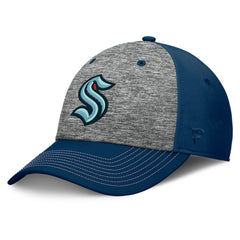 Seattle Kraken Fanatics Fundamental Top Shelf 2-Tone Flex Hat - Gray/Navy | Fanatics discount
