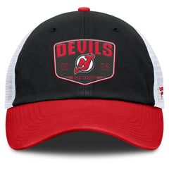 New Jersey Devils Fanatics Fundamental One-Time Trucker Adjustable Hat - Black | Fanatics sale