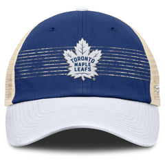 Toronto Maple Leafs Fanatics Heritage Breakaway Trucker Adjustable Hat - Blue/Cream | Fanatics sale