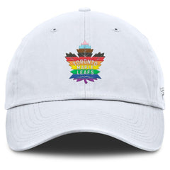 Toronto Maple Leafs Fanatics PRIDE Adjustable Hat - White | Fanatics Lifestyle