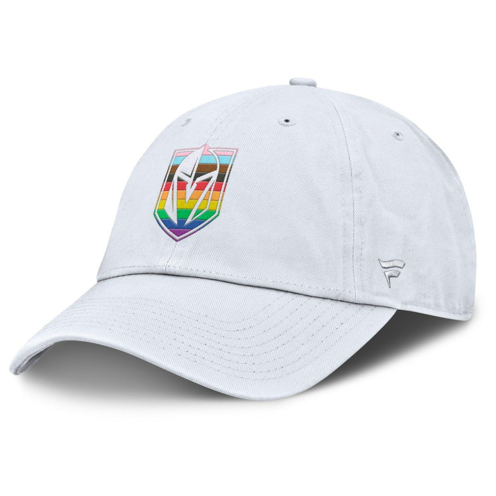Vegas Golden Knights Fanatics PRIDE Adjustable Hat - White | Fanatics online