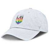 Vegas Golden Knights Fanatics PRIDE Adjustable Hat - White | Fanatics online