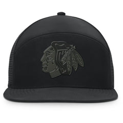 Chicago Blackhawks Fanatics Front Office Adjustable Hat - Black | Fanatics Clearance