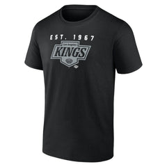 Los Angeles Kings Logo Athletic Coordinate T-Shirt - Black | NHL on sale