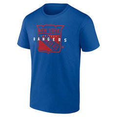 New York Rangers Logo Athletic Coordinate T-Shirt - Blue | NHL discount