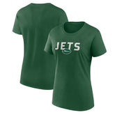 New York Jets Logo Athletic Women's Lean T-Shirt - Green - NFL