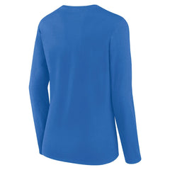 Los Angeles Chargers Logo Athletic Women's Grip Long Sleeve T-Shirt - Powder Blue - NFL