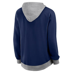 Dallas Cowboys Logo Athletic Women's Hit It French Terry Full-Zip Hoodie - Navy - NFL