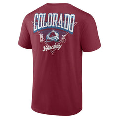 Colorado Avalanche Logo Athletic Never Over T-Shirt - Burgundy | NHL discount