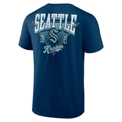 Seattle Kraken Logo Athletic Never Over T-Shirt - Navy | NHL online
