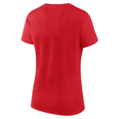 Washington Capitals Logo Athletic Women's Launch Scoop Neck T-Shirt - Red | NHL near me