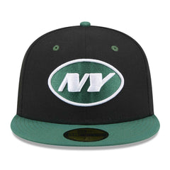 New York Jets New Era Flipside 2Tone 59FIFTY Fitted Hat - Black/Green - NFL