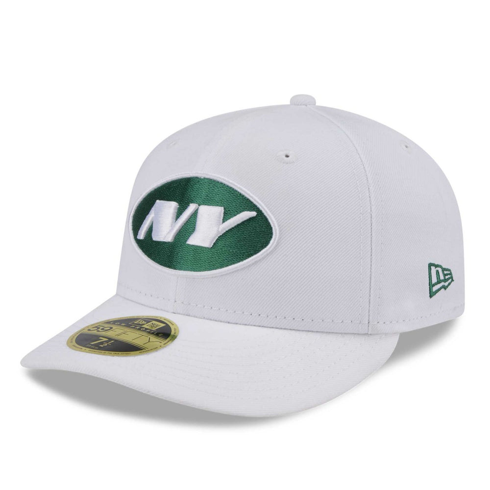 New York Jets New Era Omaha Low Profile 59FIFTY Fitted Hat - White - NFL