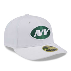New York Jets New Era Omaha Low Profile 59FIFTY Fitted Hat - White - NFL
