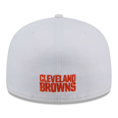 Cleveland Browns New Era Omaha 59FIFTY Fitted Hat - White - NFL