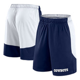Dallas Cowboys Launch Shorts - Navy/White - Fanatics