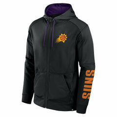 Fanatics Phoenix Suns Baller Defender Performance Full-Zip Hoodie Black