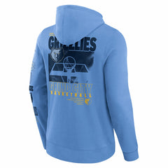Fanatics Memphis Grizzlies Game Time Crossover Pullover Hoodie Blue