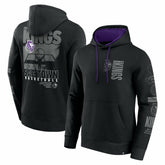 Fanatics Sacramento Kings Game Time Crossover Pullover Hoodie Black