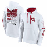 Fanatics Miami Heat Game Time Crossover Pullover Hoodie White