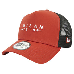 New Era - AC Milan New Era 9FORTY A-Frame Trucker Adjustable Hat - Brown