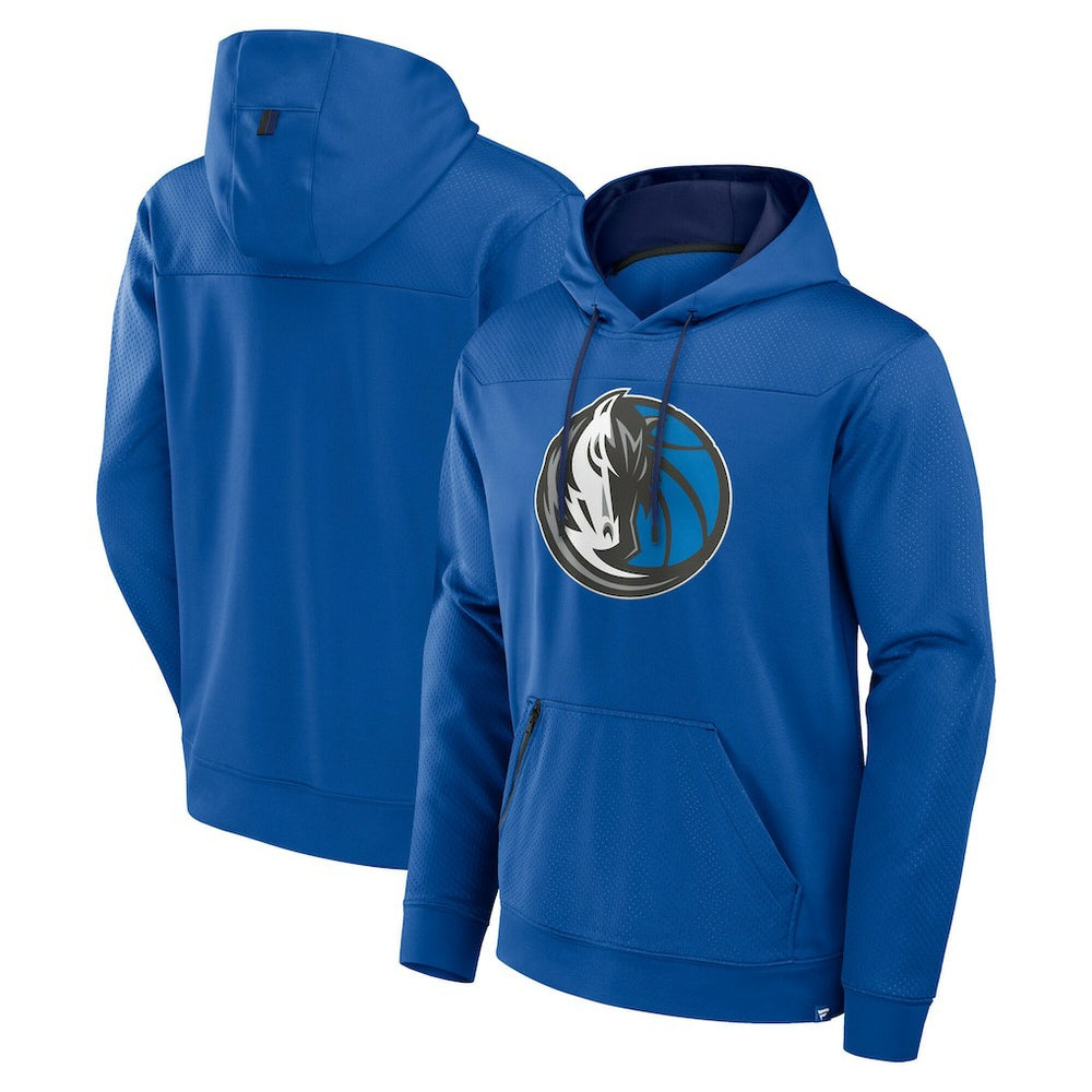 Fanatics Dallas Mavericks Reserve Defender Pullover Hoodie Blue
