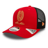 New Era - AC Milan New Era Heritage Gold Original Fit 9FIFTY Stretch-Snap Hat - Red