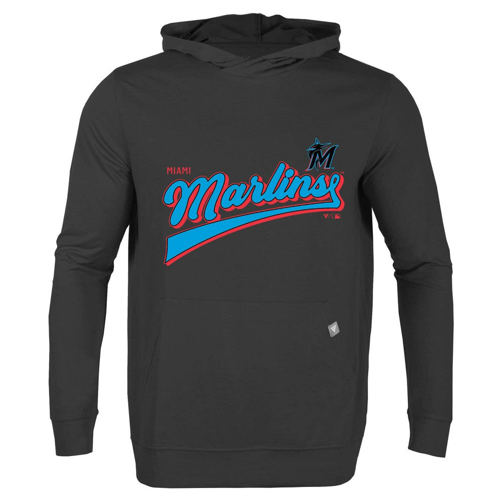Miami Marlins Levelwear Relay 2.0 Retro Pullover Hoodie Outlet