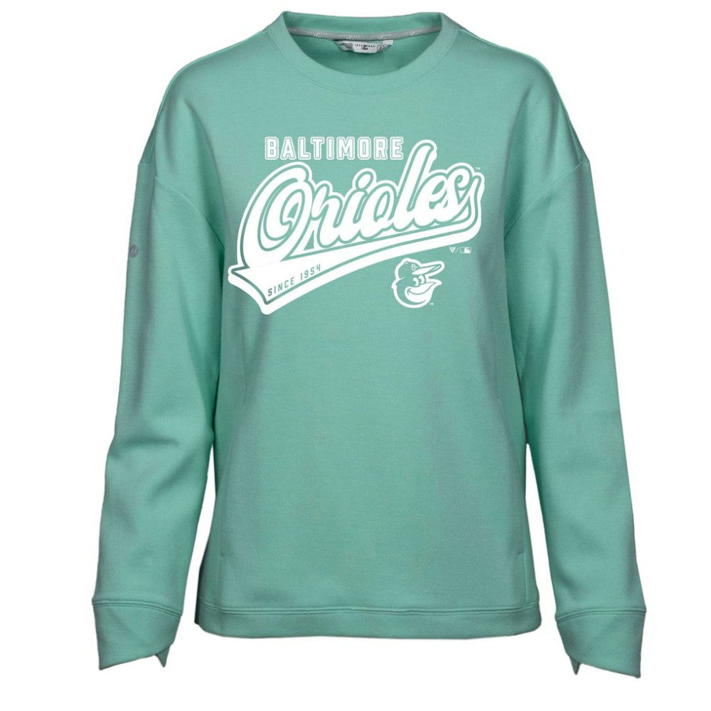 Baltimore Orioles Levelwear Women's Fiona Sweep Pullover Sweatshirt Sale