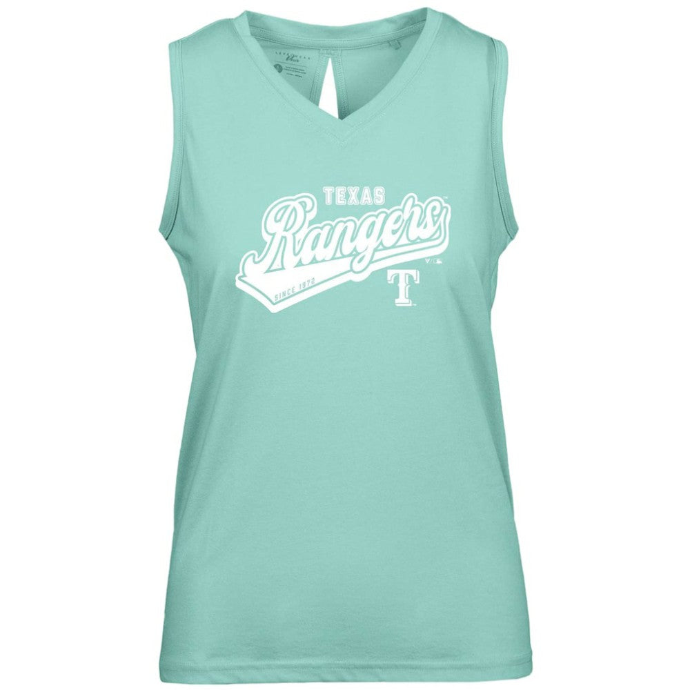 Texas Rangers Levelwear Women's Paisley Sweep V-Neck Tank Top Near Me
