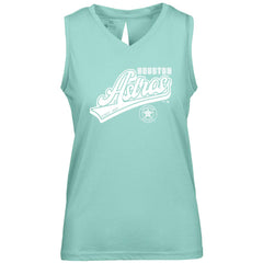 Houston Astros Levelwear Women's Paisley Sweep V-Neck Tank Top for sale