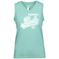Cincinnati Reds Levelwear Women's Paisley Sweep V-Neck Tank Top Discount