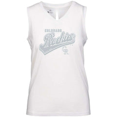 Colorado Rockies Levelwear Women's Paisley Sweep V-Neck Tank Top Discount