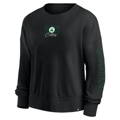Fanatics Boston Celtics Women's Oversized Game Day Pullover Sweatshirt Black