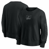 Fanatics San Antonio Spurs Women's Oversized Game Day Pullover Sweatshirt Black