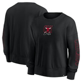 Fanatics Chicago Bulls Women's Oversized Game Day Pullover Sweatshirt Black