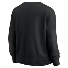 Fanatics Chicago Bulls Women's Oversized Game Day Pullover Sweatshirt Black